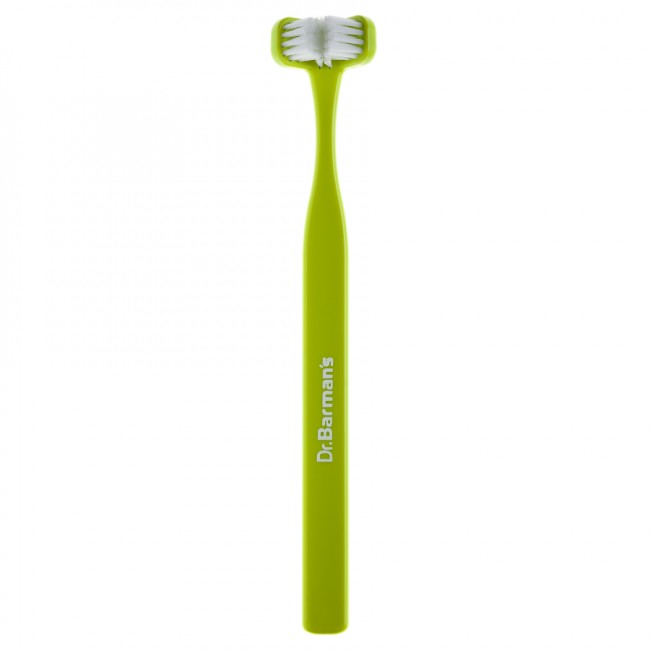 CEPILLO DENTAL DR. BARMAN´S CABEZAL TRIPLE +12 AÑOS AMARILLO