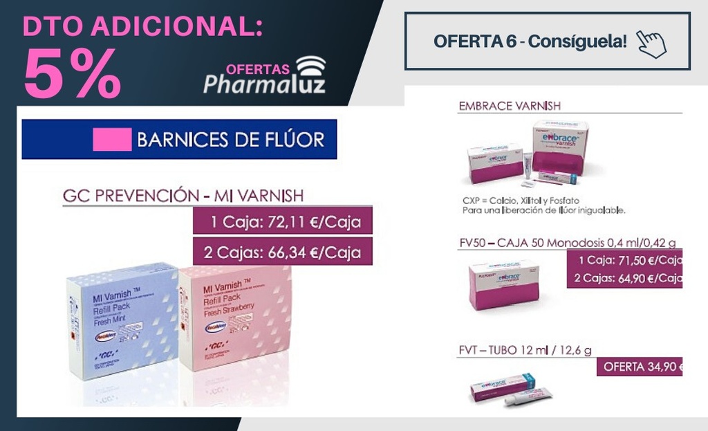 OFERTA 6 - BARNICES DE FLÚOR