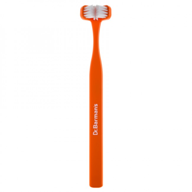 CEPILLO DENTAL DR. BARMAN´S CABEZAL TRIPLE +12 AÑOS NARANJA