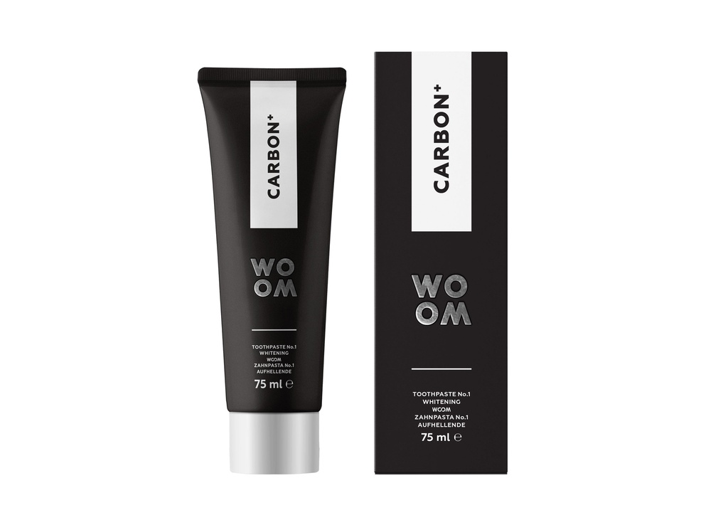 WOOM CARBON+ PASTA DENTAL BLANQUEANTE 75 ML