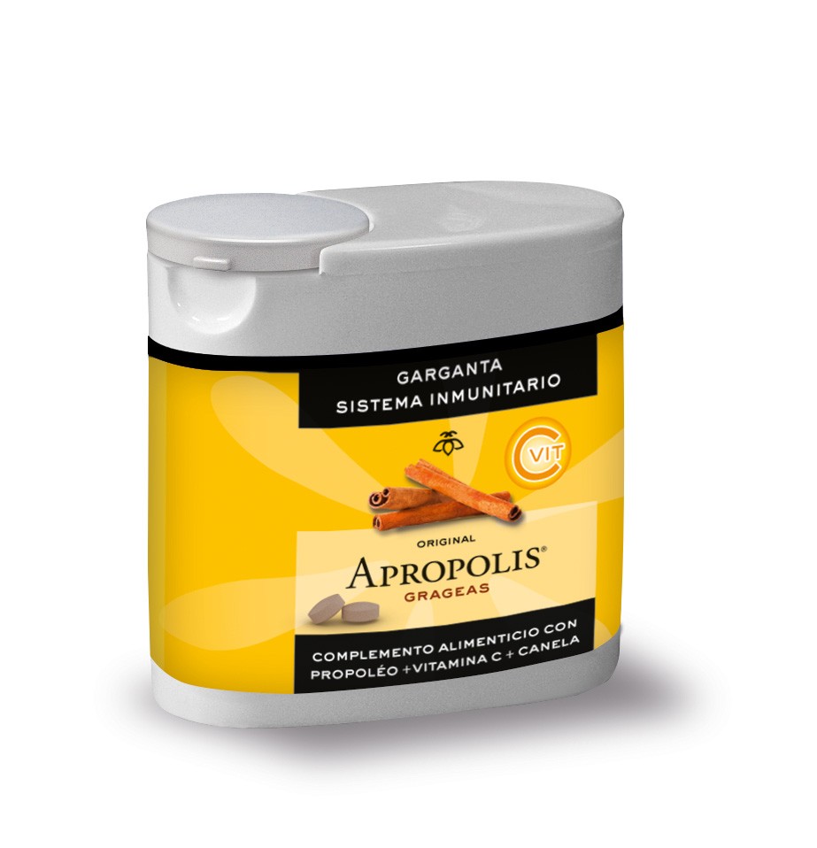 Grageas Apropolis con canela y Vitamina C caja 50 uds