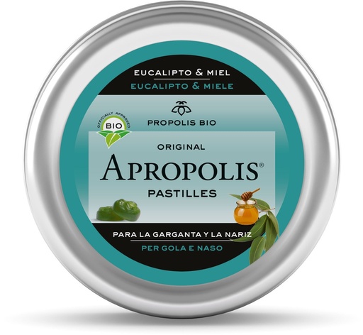 [200102] Pastillas Miel y Eucalipto propoleo BIO lata 40g