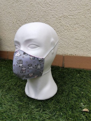 MASCARILLA ADULTO GATOS""