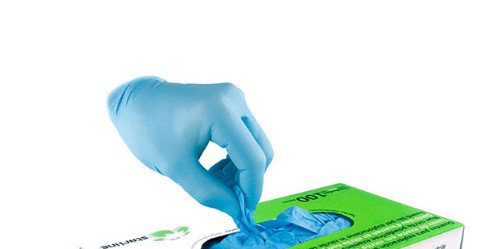 [ VE33544] GUANTES NITRILO AZUL TALLA PEQUEÑOS 100 UDS