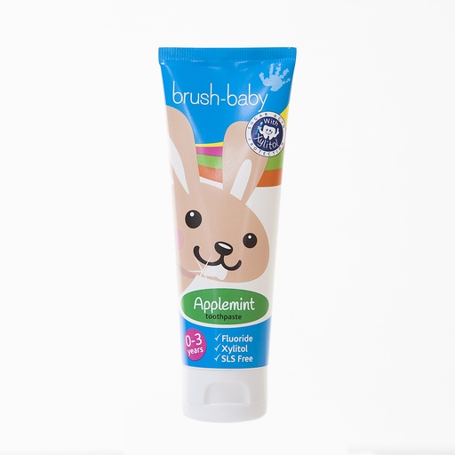 [BRB092] Pasta dental con Xylitol Bruhs-Baby sabor Manzana (0-3 años)			