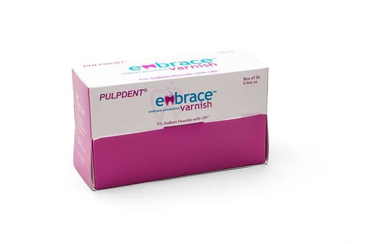 [FV50] EMBRACE VARNISH 5% SODIUM FLOURIDE CON CXP - CAJA 50 MONODOSIS