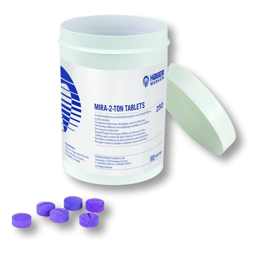 [605768] Revelador de placa formato pastillas Mira-2-Ton 6 250 uds