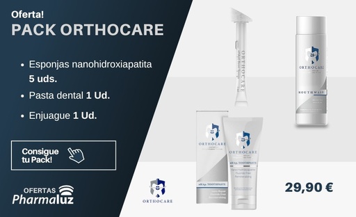 PACK ORTHOCARE PRODUCTOS REMINERALIZACIÓN CON NANO HIDROXIAPATITA