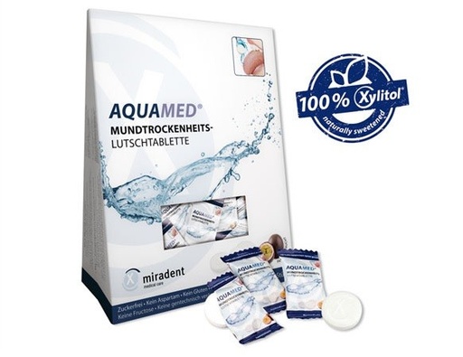 [630164] Pastillas AQUAMED DRY MOUTH Miradent con Xylitol