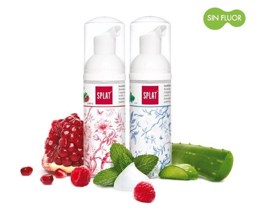 Espumas dentales SPLAT 2 en 1 sabor Frambuesa
