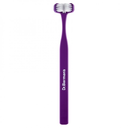 CEPILLO DENTAL DR. BARMAN´S CABEZAL TRIPLE +12 AÑOS MORADO
