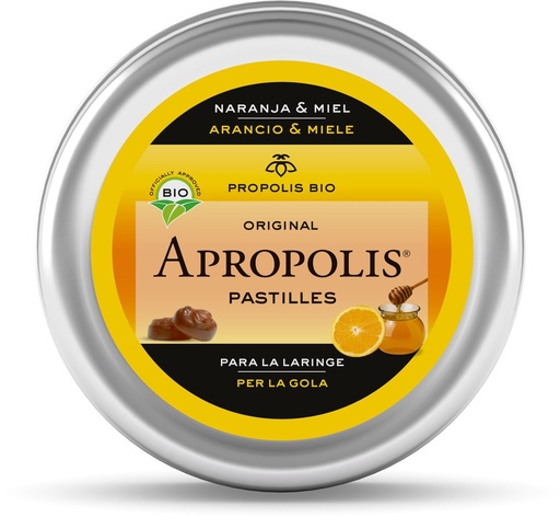 [200103] Pastillas Miel y Naranja propoleo BIO lata 40g