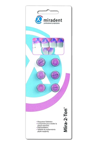 [631027] Revelador de placa formato pastillas Mira-2-Ton 6 uds