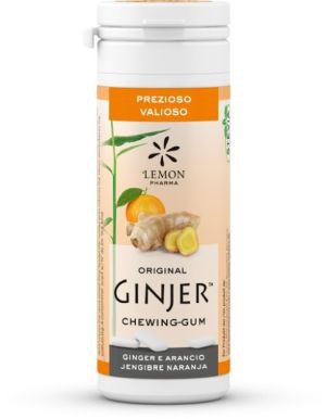 [400103] GINJER Chicles  Jengibre-Naranja bote 30 gr