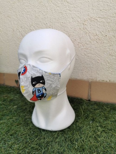 MASCARILLA INFANTIL SUPERHÉROE""
