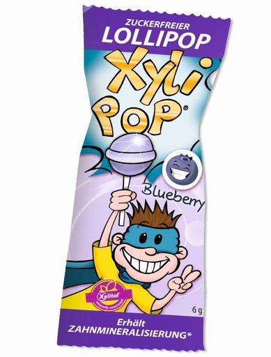 [630219] XyliPOP Lollypop - Caramelo de palo sabor BLUEBERRY