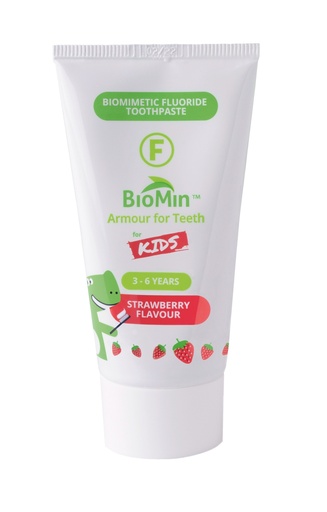 BioMin F con Flúor  para niños sabor fresa
