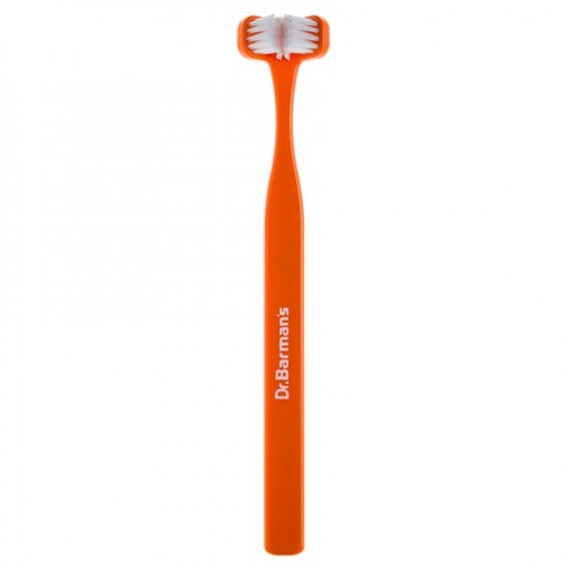 CEPILLO DENTAL DR. BARMAN´S CABEZAL TRIPLE +12 AÑOS NARANJA