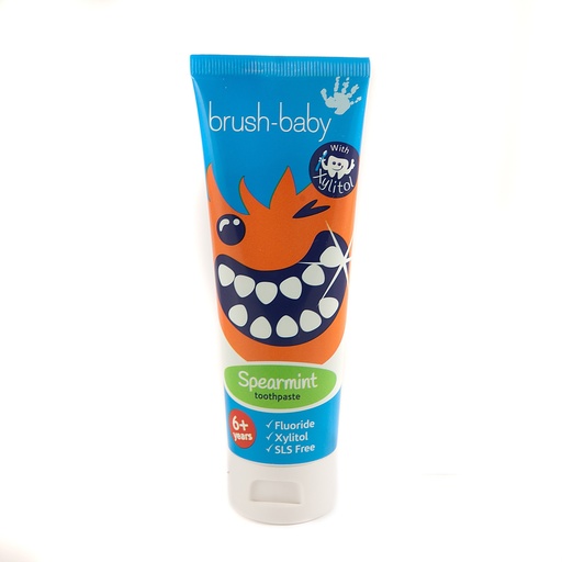 [BRB060] Pasta dental con Xylitol Bruhs-Baby sabor Hierbabuena (+ 6 años)			