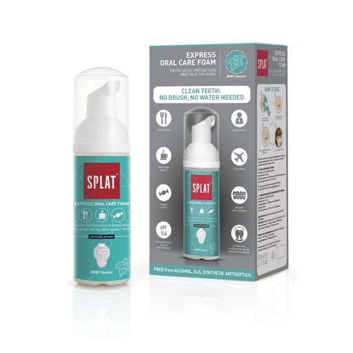 Espumas dentales SPLAT 2 en 1 sabor Menta