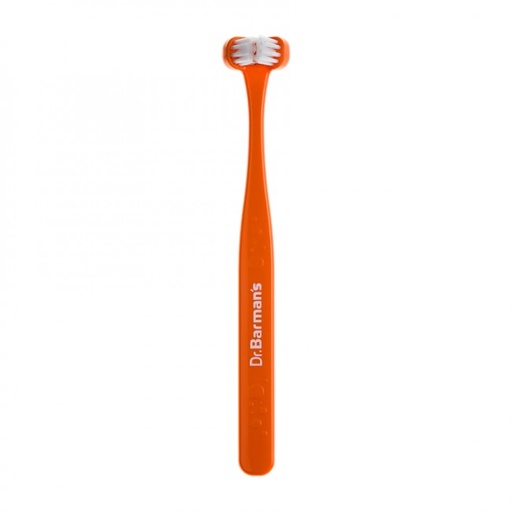 CEPILLO DENTAL DR. BARMAN´S CABEZAL TRIPLE KIDS 0-6 AÑOS NARANJA