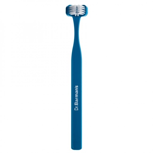 CEPILLO DENTAL DR. BARMAN´S CABEZAL TRIPLE 6-11 AÑOS AZUL